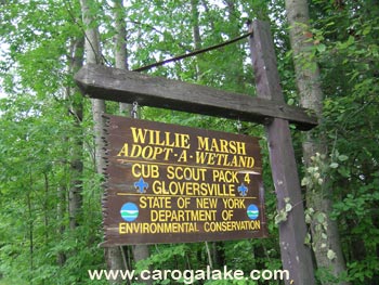 Willie Marsh Trail Sign